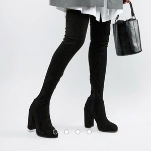 ASOS kassidy thigh high boots